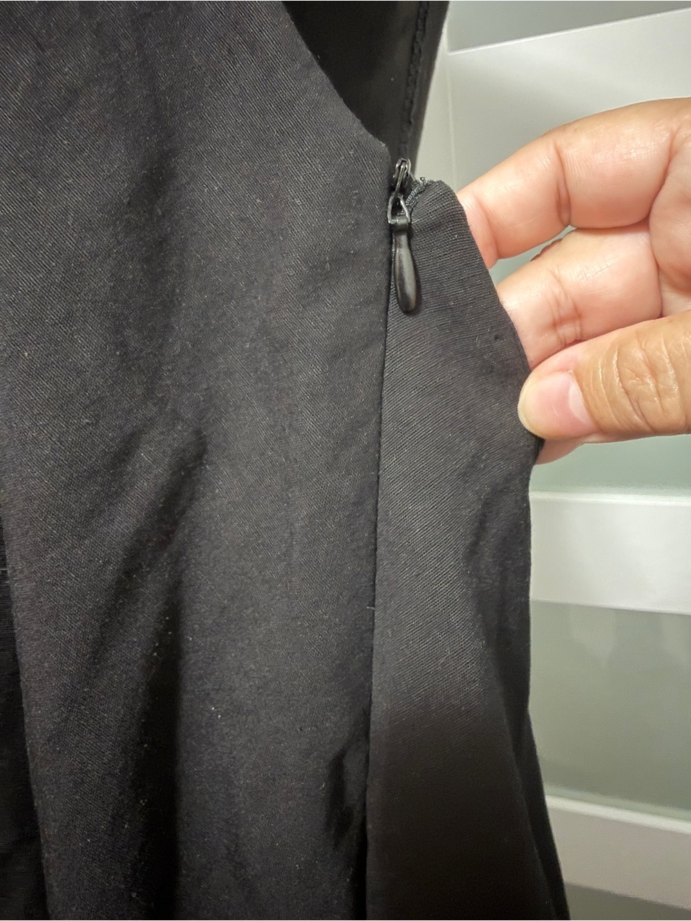 Zara Halter Neck Dress with Built-In Shorts Black - Picture 5 of 8